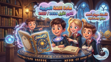 vip3raby حل كتاب الامتحان الترم الأول 2026 / 2027